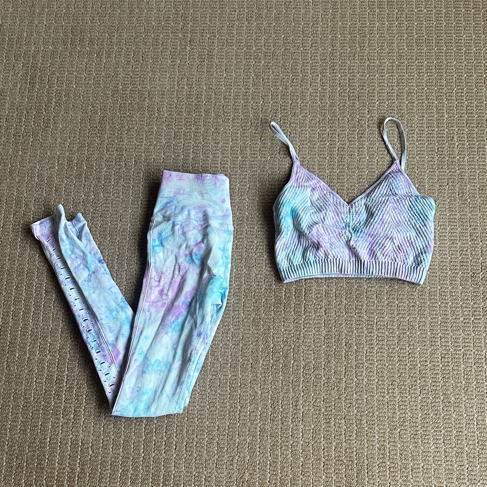 Spiritual Gangster Tie-Dye Leggings and Top Set